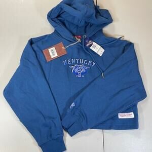 Kentucky Wildcats Mitchell & Ness Women's Cropped NCAA Hoodie